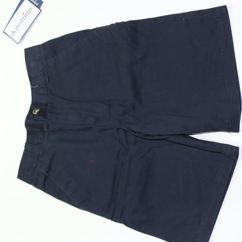 NWT Kitestring Boys Flat front shorts Navy Sz10